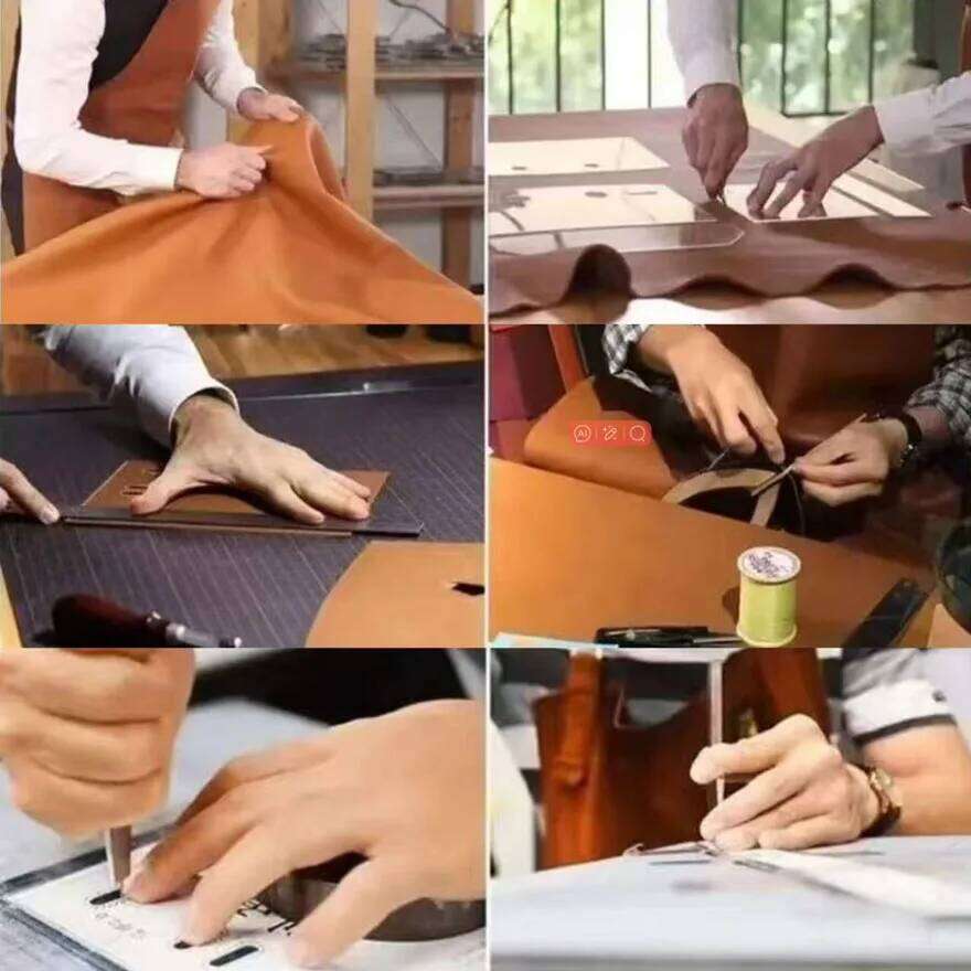 High quality - Gorgeous designer women's Togo leather handbag with hand-ed large capacity