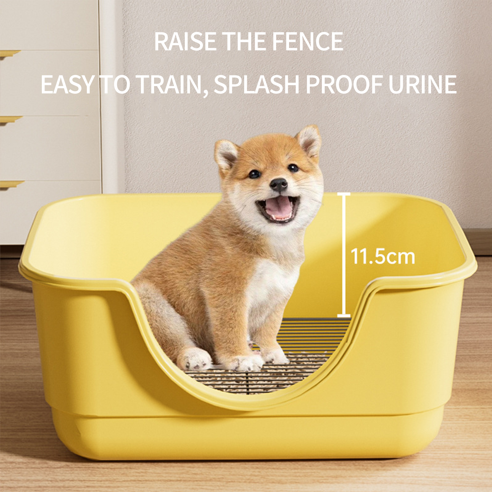 Dog toilet bathtub, stainless steel dog toilet, dog anti stepping feces, dog sand basin, toilet bowl, pet supplies, dog toilet replacement