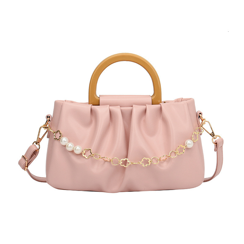 Pleated Niche Design High-End Handbag for Women 2023 New Versatile Crossbody Chain Underarm Shoulder Bag ddmymoon