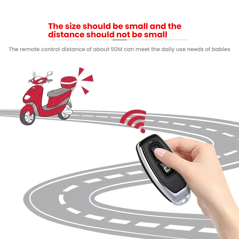 433/315MHz Self Copy RF Remote Control Wireless Transmitter 2 Buttons for Garage Door Gate Home Opener