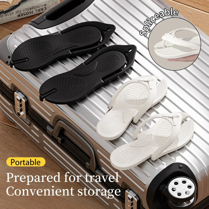 Travel lightweight foldable slippers for women disposable for showering portable slippers for men on business trips 250725