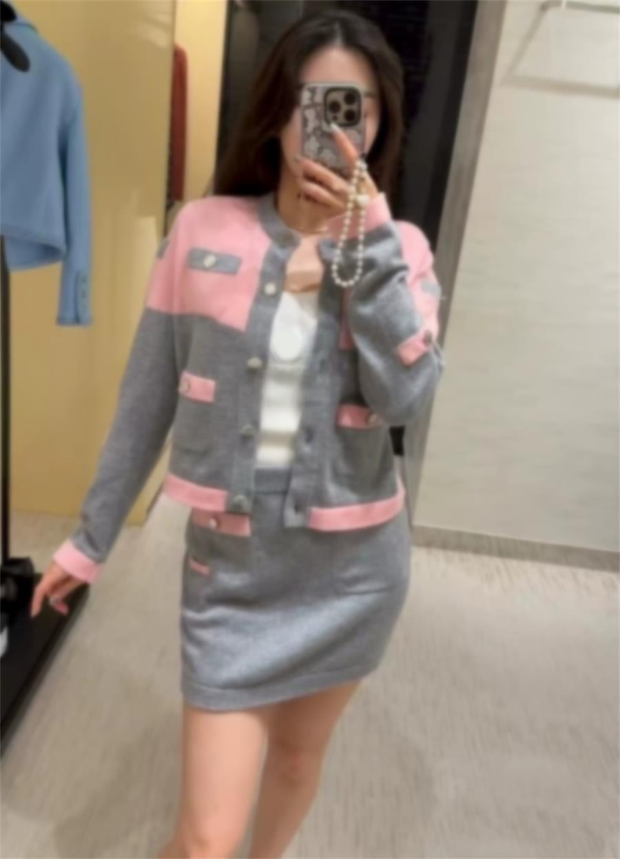 Chan 2025 new cardigan women high quality womens jacket designer clothes women designer jacket women coat women womens knitted top sweater women