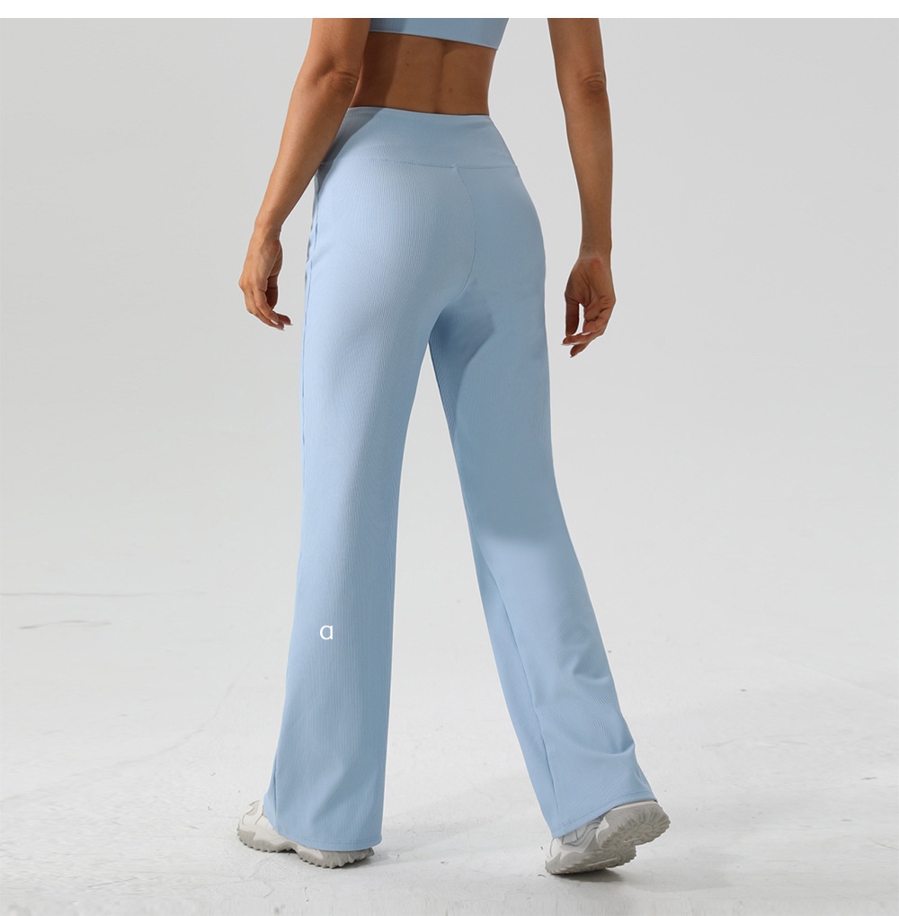 A786 Women' New Yoga Pants Loose Sweatpants Straight Wide-leg Pants Outdoor Leisure Sports Running Pants