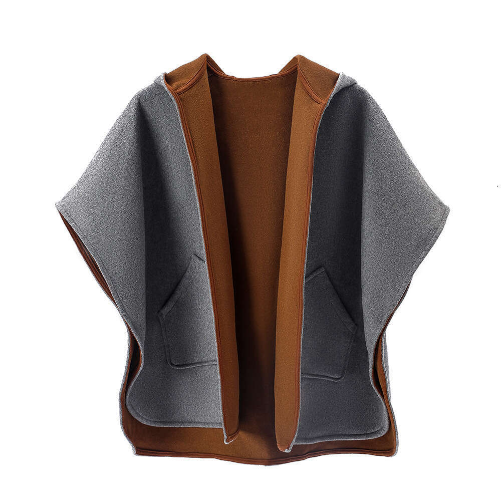 High-end Autumn Winter New Solid Color Wool Cashmere Shawl