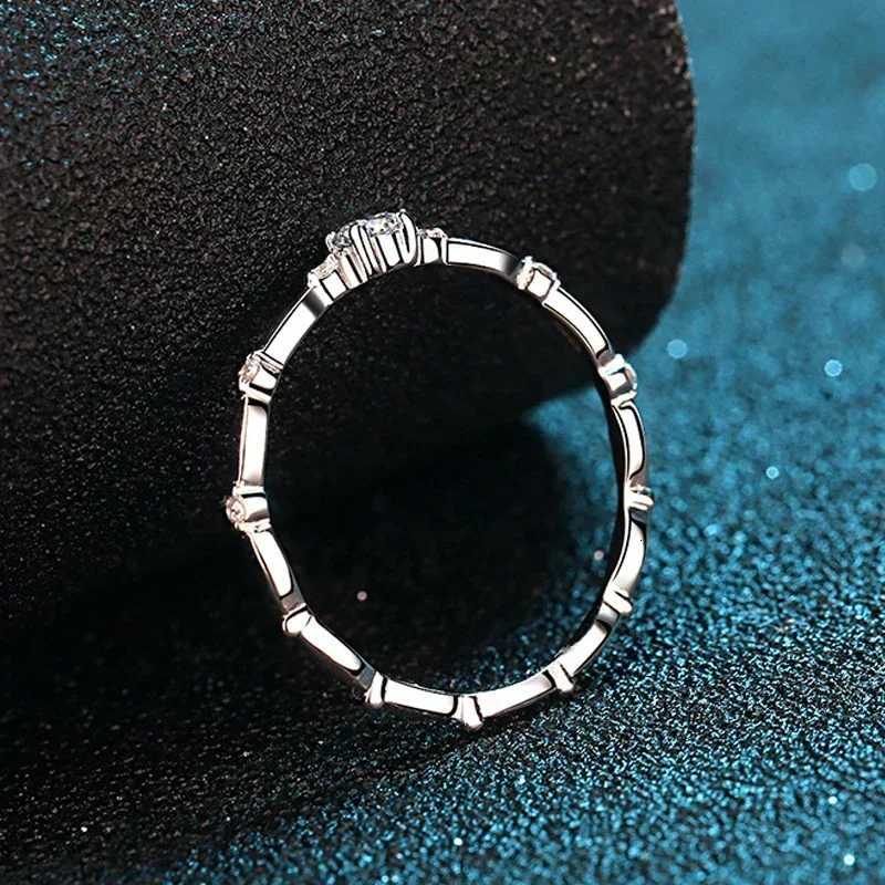 3D D Color VVS1 Moissanite Ring for Women Wedding Fine Jewelry with Certificate 925 Sterling Silver Engagement Rings Gifts y250730