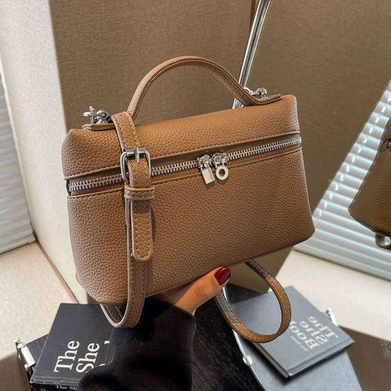 Designer Bag Luxury Bag Korean Fashion Handbag New Simple Candy Color Stylish Small Shoulder Bag Square Textured Casual Crossbody Trendy