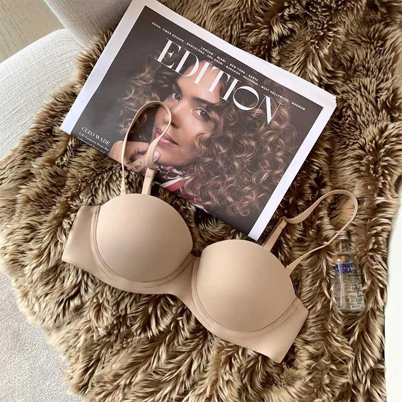 Summer Sexy Womens Bra Simple Soft Thin Pad Bralette Invisible Bra Sexy Lingerie Seamless Bras 2024 New Push Up Underwear Z250730