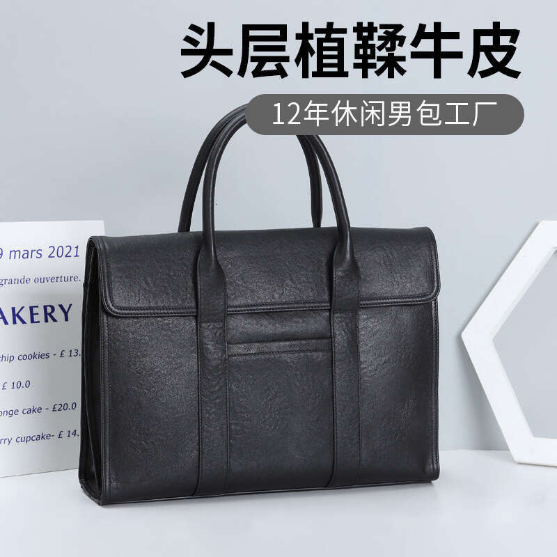 Leather Bag Men Bag Crossbody Bag Genuine Leather Handbag For Men High End Luxury Casual Fashion Large Capacity Business Laptop Bag Cowhide