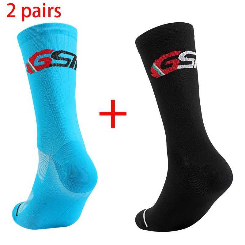 2 Pairs Bike Socks Men Nurse Compression Cycling For Women MTB Guard Socks Stockings Sport Grip Barre Socks Z250731