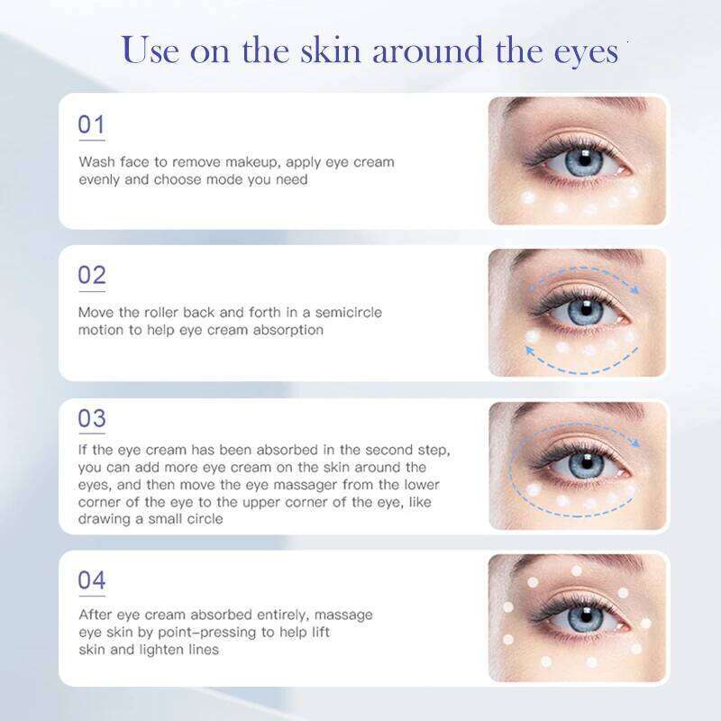 hine LED Light Therapy Beauty Instrument Eye Lifting Device Massage Lift Skin Anti Wrinkle SPA Facial Tool