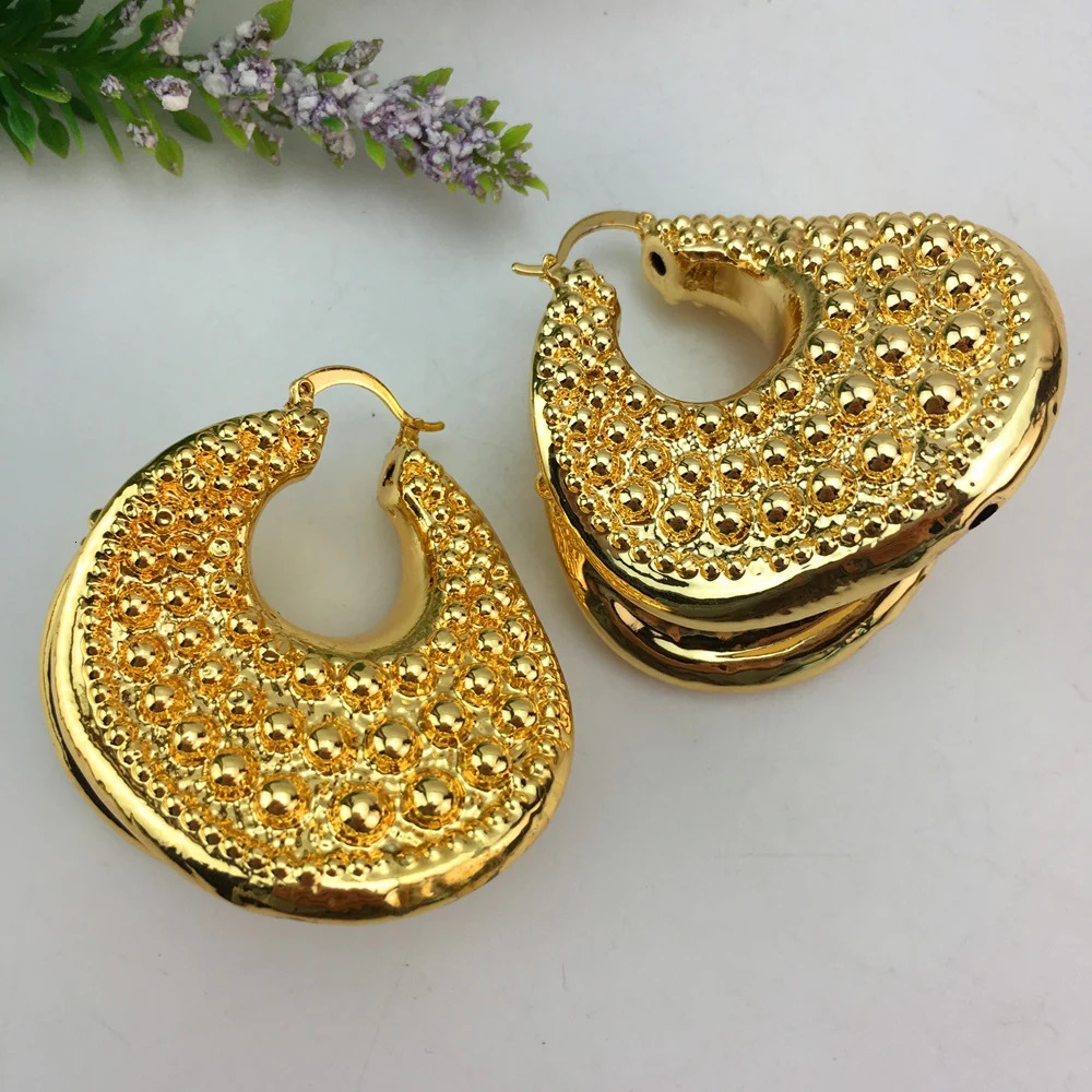 Big Bold Earrings Huge Earrings Brazilian Jewelry for Women Party Gift FHK19059 250730