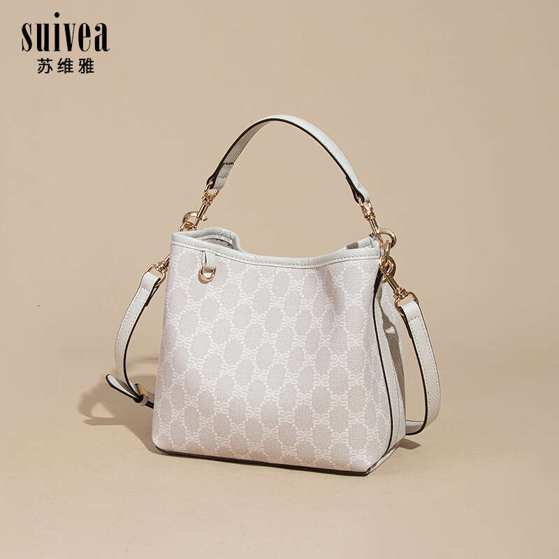 2025 New Textured Print Style Handbag for Women Large Capacity Exquisite High-end Fashion Single Shoulder Crossbody Bag