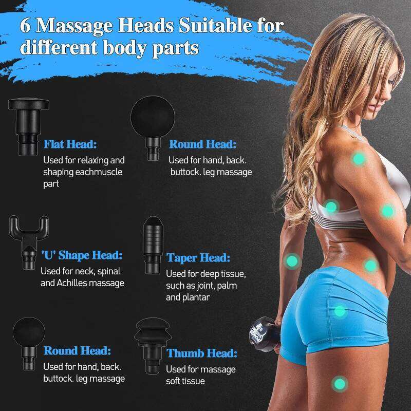 Deep tissue percussion muscle massage gun Relax Body slimming Electric Massager with Portable Bag Therapy Gun for fiess