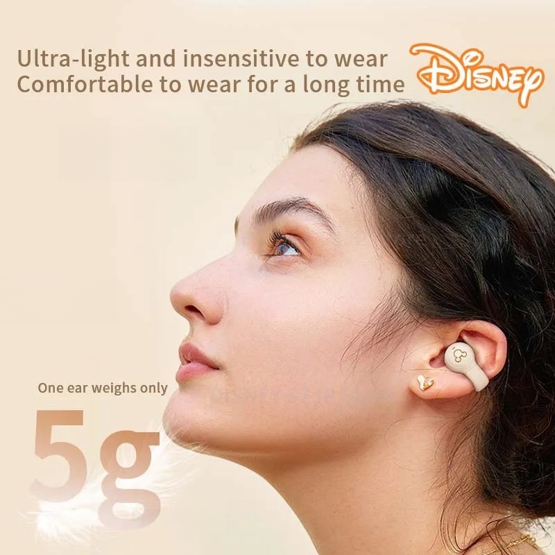 Disney OWS Bluetooth Earphones Bone Conduction Ultra-Long Battery Life Gaming Headset DN12 HiFi Sound Quality Music Earbuds