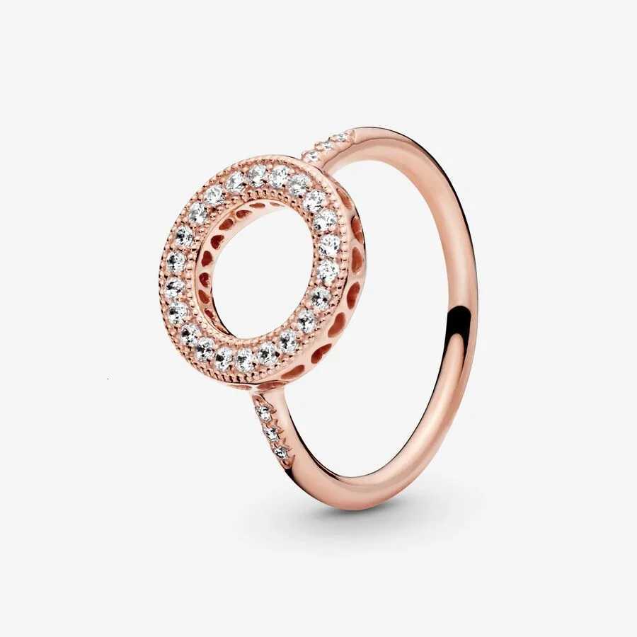 High Quality 100% 925 Sterling Silver Sparkling Drop Round Daisy Birthday Romantic Ring Suitable for Ladies Banquet Fine Jewelry y250730