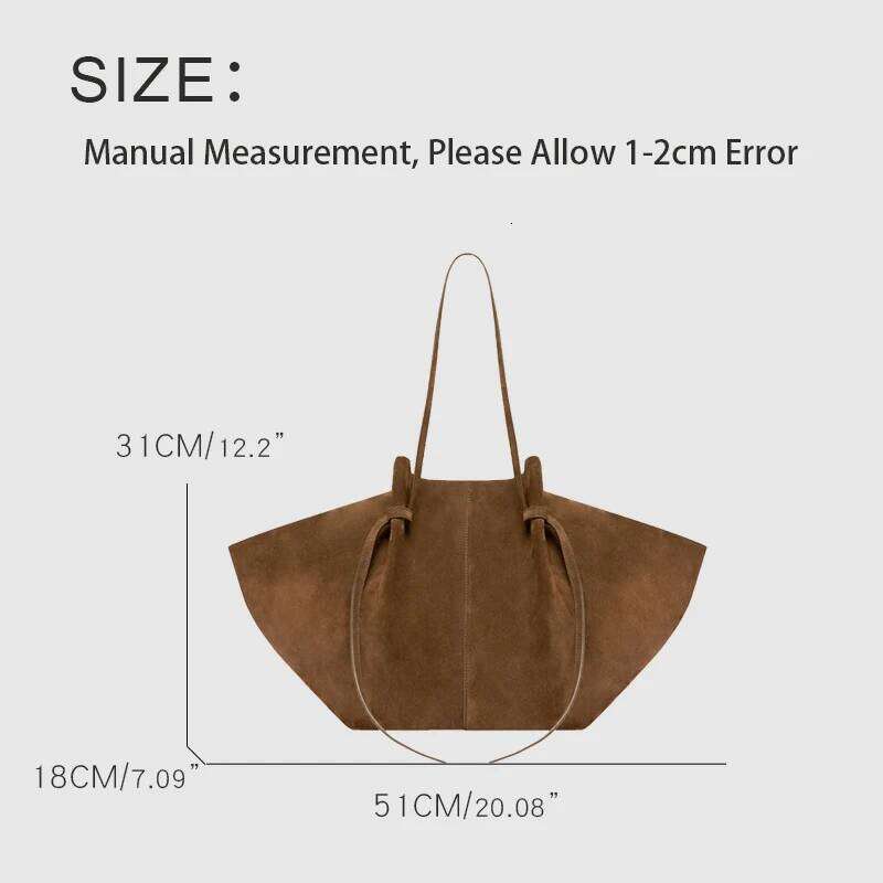 Faux Suede Tote Bags For Women Designer Handbags Purses 2025 New In Vintage Large Capacity Shoulder Custom Name Initials