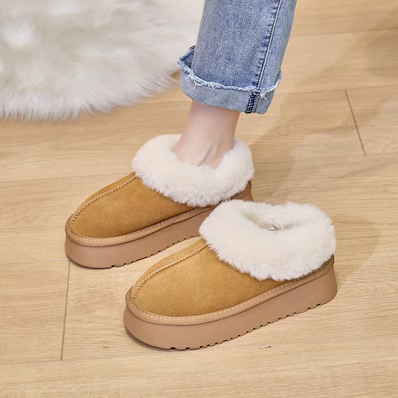 free shipping designer boots women Thickened genuine leather snow boots ankle boots fashionable women's boots