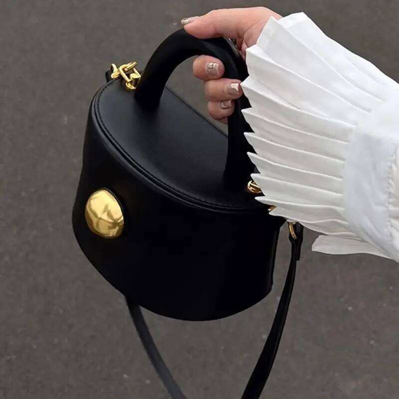 Textured Bucket Bolsos Mujer New Trendy Hand Bag Ladies Popular Crossbady Sac Femme Bags for Women Advanced Sense Bolsas