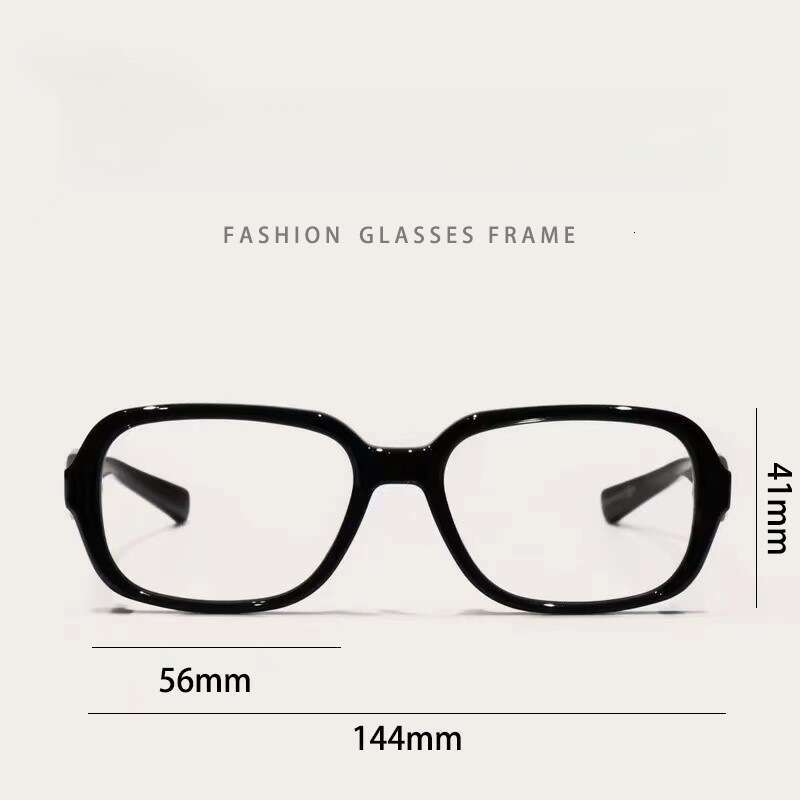 DHcollections Trendy Blue Light Blocking Glasses Anti Eyestrain, Retro Square Frame, Prescription-Friendly for Work/Gaming (Multiple Colors)