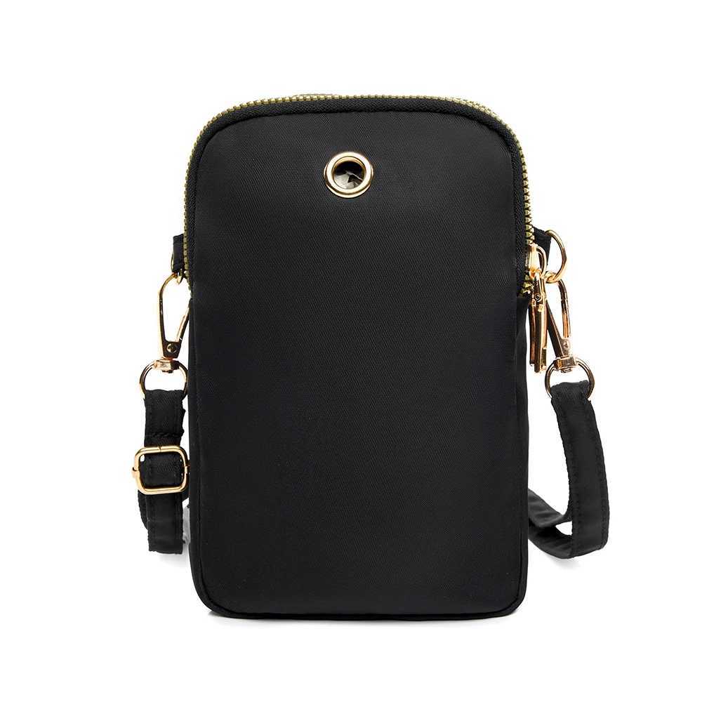 Multi-purpose Waterproof Wear-resistant Large Capacity Crossbody Bag Womens Multi-layer Zipper Neck Shoulder Mobile Phone Bag G250729