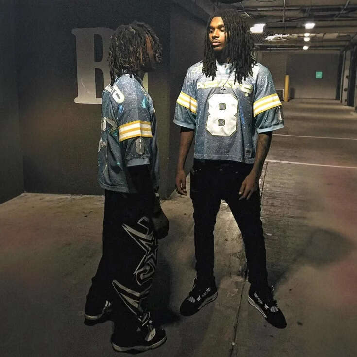 2025 Unisex New Loose V-Neck Sports Fluorescent Jersey T-Shirt