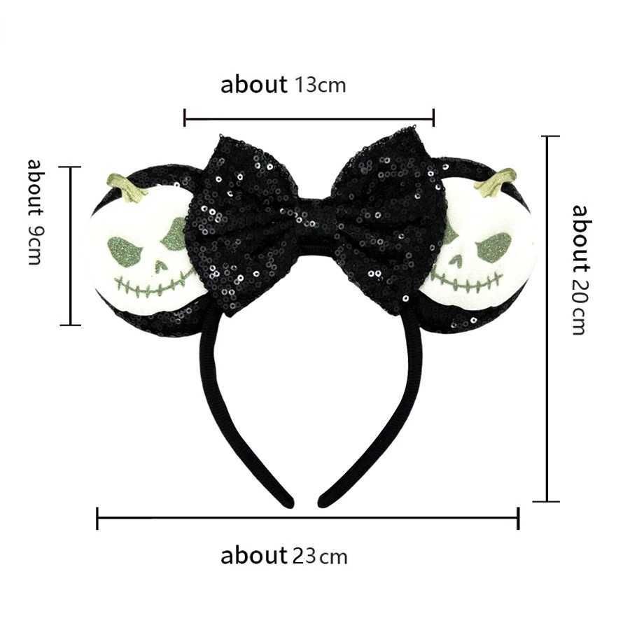 Disney Mickey Mouse Ear Headwear 2024 Loungefly Halloween Friday Night Minnie Ear Headwear for Adult Kids Holiday HairbandXJ250504 - view 8
