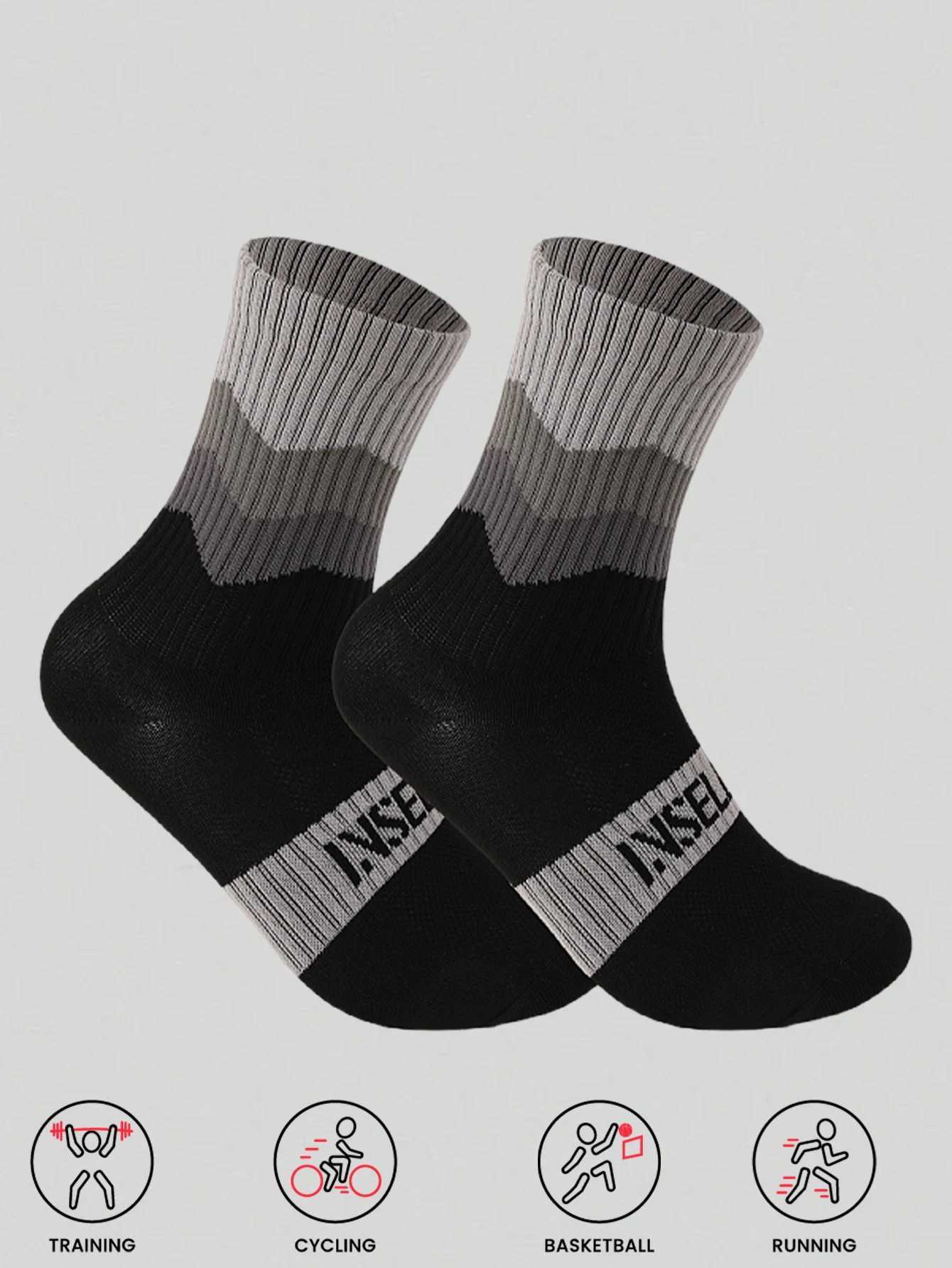 2pairs Professional Cycling Socks Breathable Road Bicycle Socks for Men and Women Outdoor Sports Racing and Compression Cycling for Women Z250731