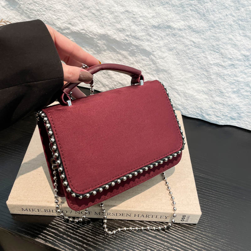 Fashion Trend for Women 2024 New Luxury Chain Crossbody Personality Versatile Beaded Handbag Shoulder Bag ddmymoon