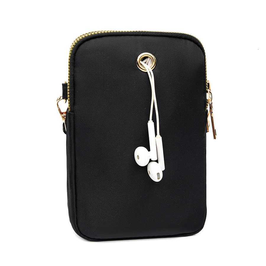 Multi-purpose Waterproof Wear-resistant Large Capacity Crossbody Bag Womens Multi-layer Zipper Neck Shoulder Mobile Phone Bag G250729