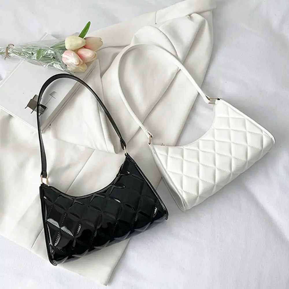 Women Underarm Bag PU Leather Casual Handbags Totes Shoulder Bags Shopper Bag Y250730