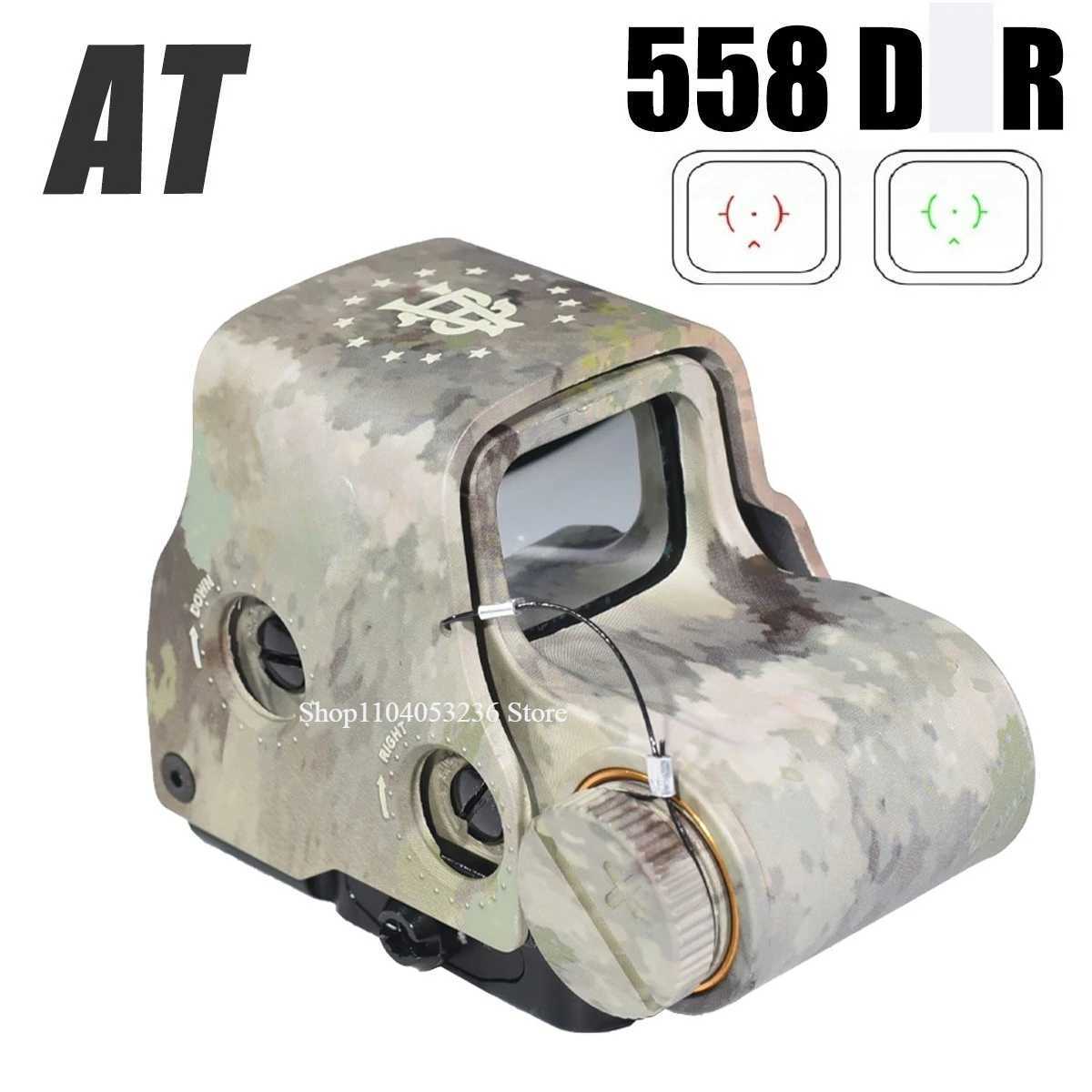 E*T*CH New 558 DC* Holographic Red Green Dot Sight Hunting Airsoft W G33/G43/G45 3X 5X Magnifier Fits 20mm Rail Mounts QD Lever R250730