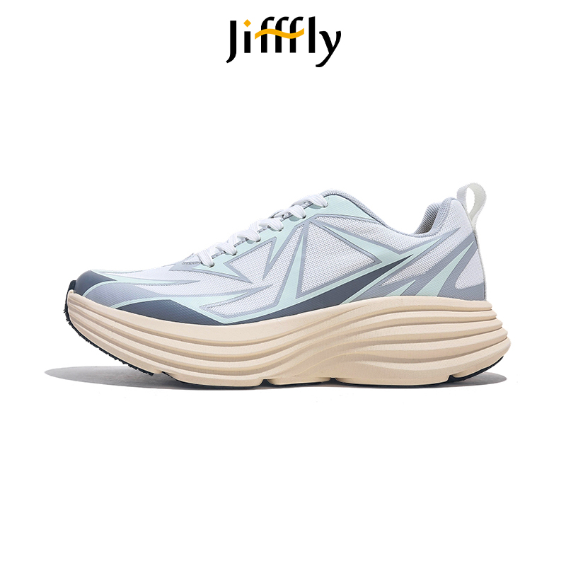 Jifffly men's running 20205 new thick soled height increasing shock absorption lightweight rebound sports shoes