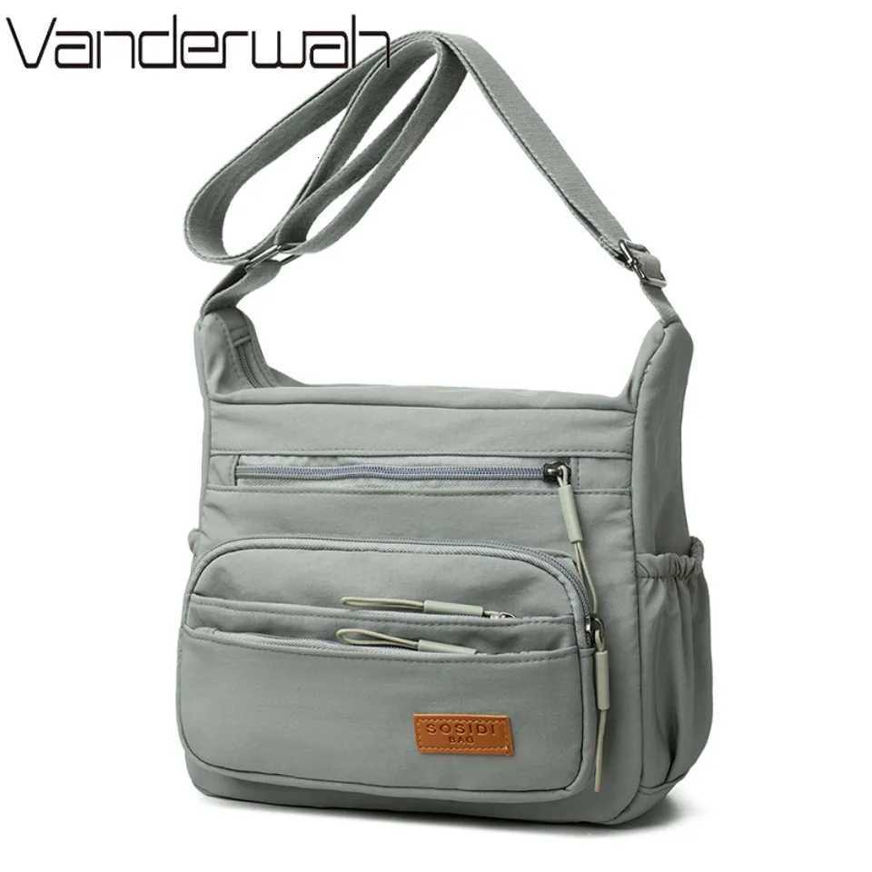 Multiple Pockets Nylon Purses And Handbags Women Shoulder Bag Luxury Handbags Women Bags Designer Crossbody Bags for Women 2025 G250729