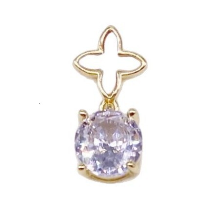 Free Shipping Designer Luxury Jewelry Large Zircon Heart Pendant Peach Heart Pendant Copper Plated 18K Real Gold Handmade Necklace Jewelry Accessories