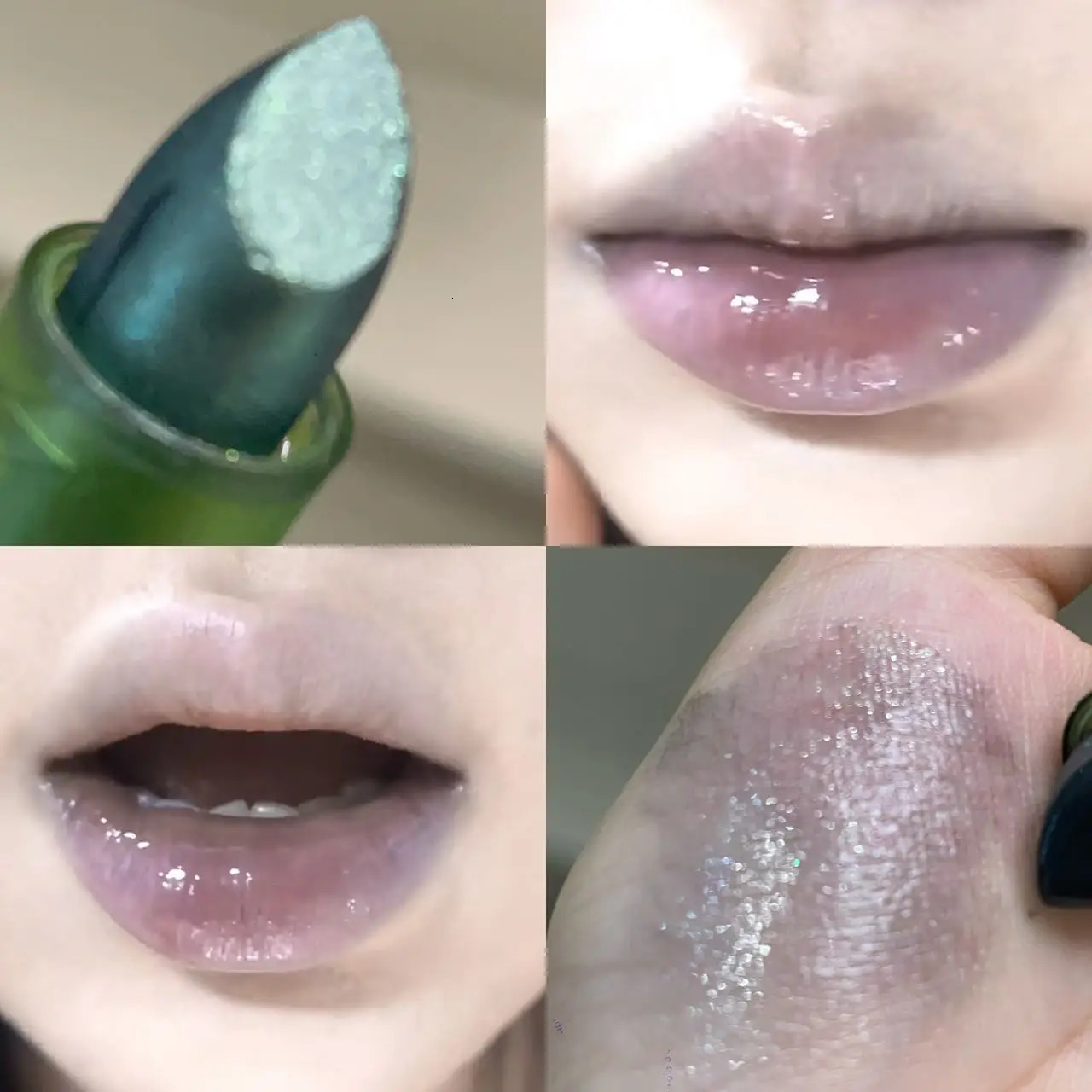 Transparent Shiny Black Lipstick Makeup Plumping Moisturizing Shimmer Black Lip Gloss Mirror Glass Lipsticks Non-stick Lip Tint 250730