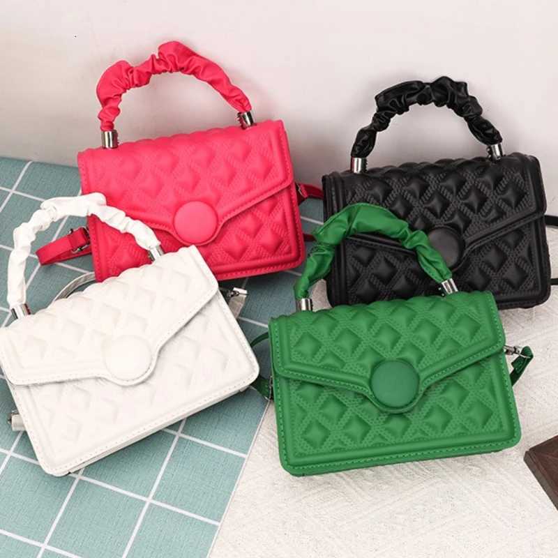 Solid Color High-quality Messenger Bag Personality Fashion Handbag One Shoulder Small Square Bag Y250730