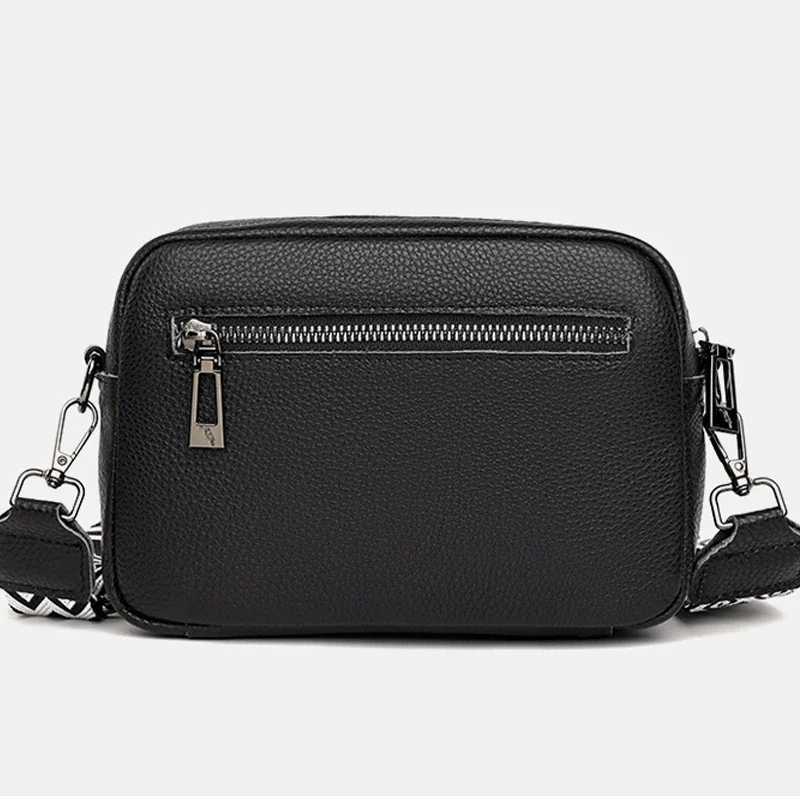Women Crossbody Bag Multi Space Fashion Design Sense Large Capacity PU Material Lightweight Single Shoulder Bag Y250730