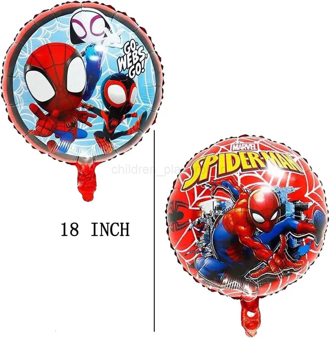 Disney 4pcs Spidey and His Amazing Friends Balloons Set Spiderman Aluminum Foil Balloon for Kids Birthday Party Baby Shower Toys Gifts W250731