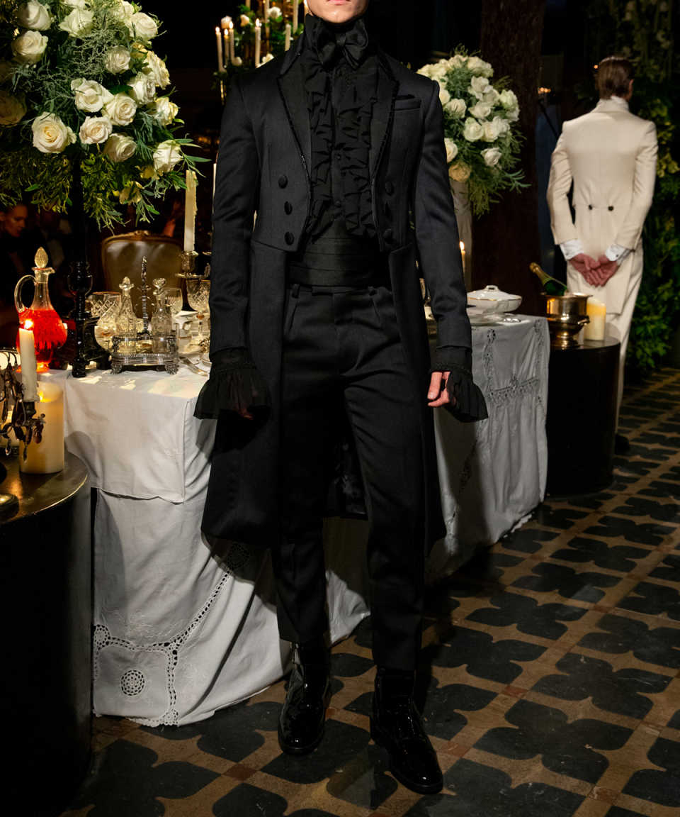 Men Long Coat Tailcoat Double Breasted Trim Fit Overcoat Lapel Warm Coat Business Occasions Customized