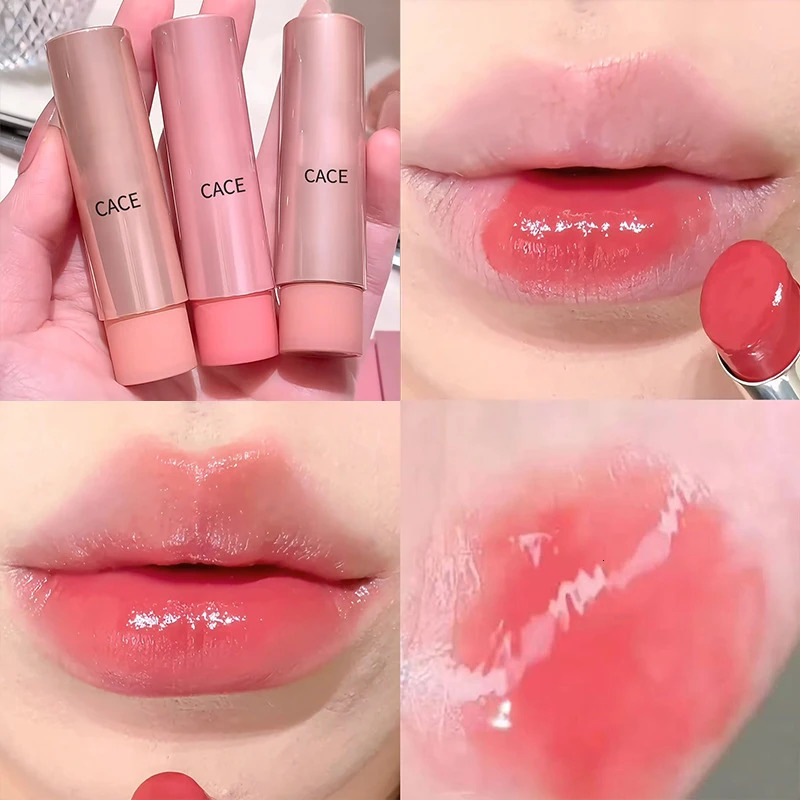 Mirror Russet Lipstick Low Saturation Mirror Water Light Solid Lip Gloss Moisturizing Lip Tint Nature Mirror Plumping Lip Makeup 250730