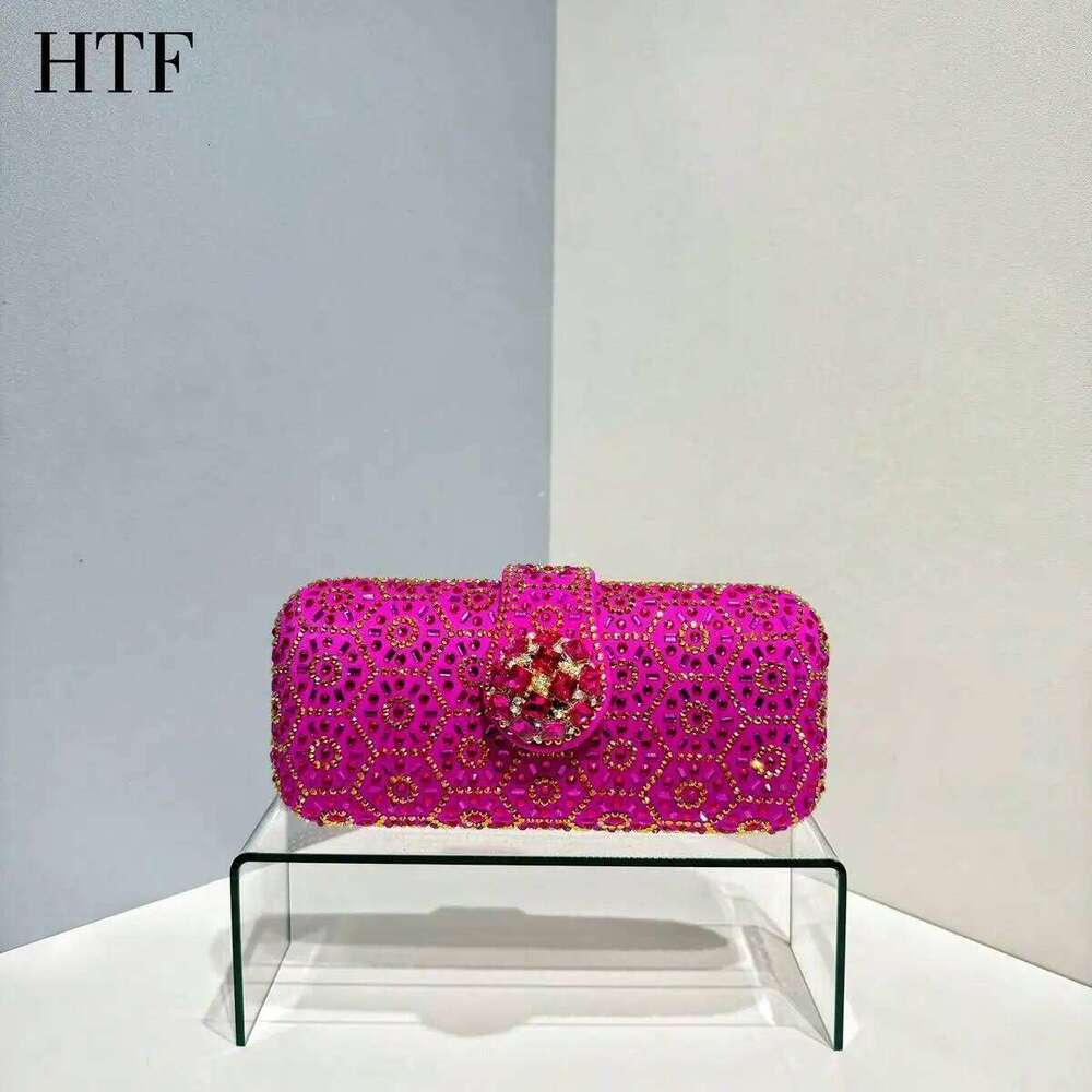 Shiny Dia Evening Glitter Handbag Sequin Decor Novelty Glamorous Prom Portable For Party Girl Bag Wedding Ba