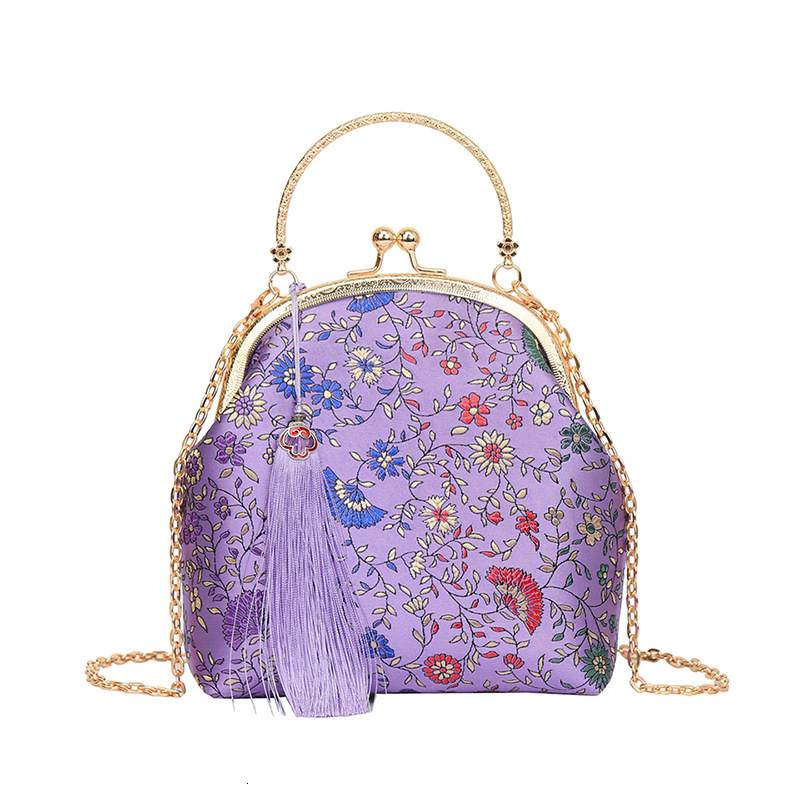 Hanfu Qipao Handbag High-end Exquisite Shell Chinese Style Embroidery Chain Shoulder Crossbody Bag ddmymoon