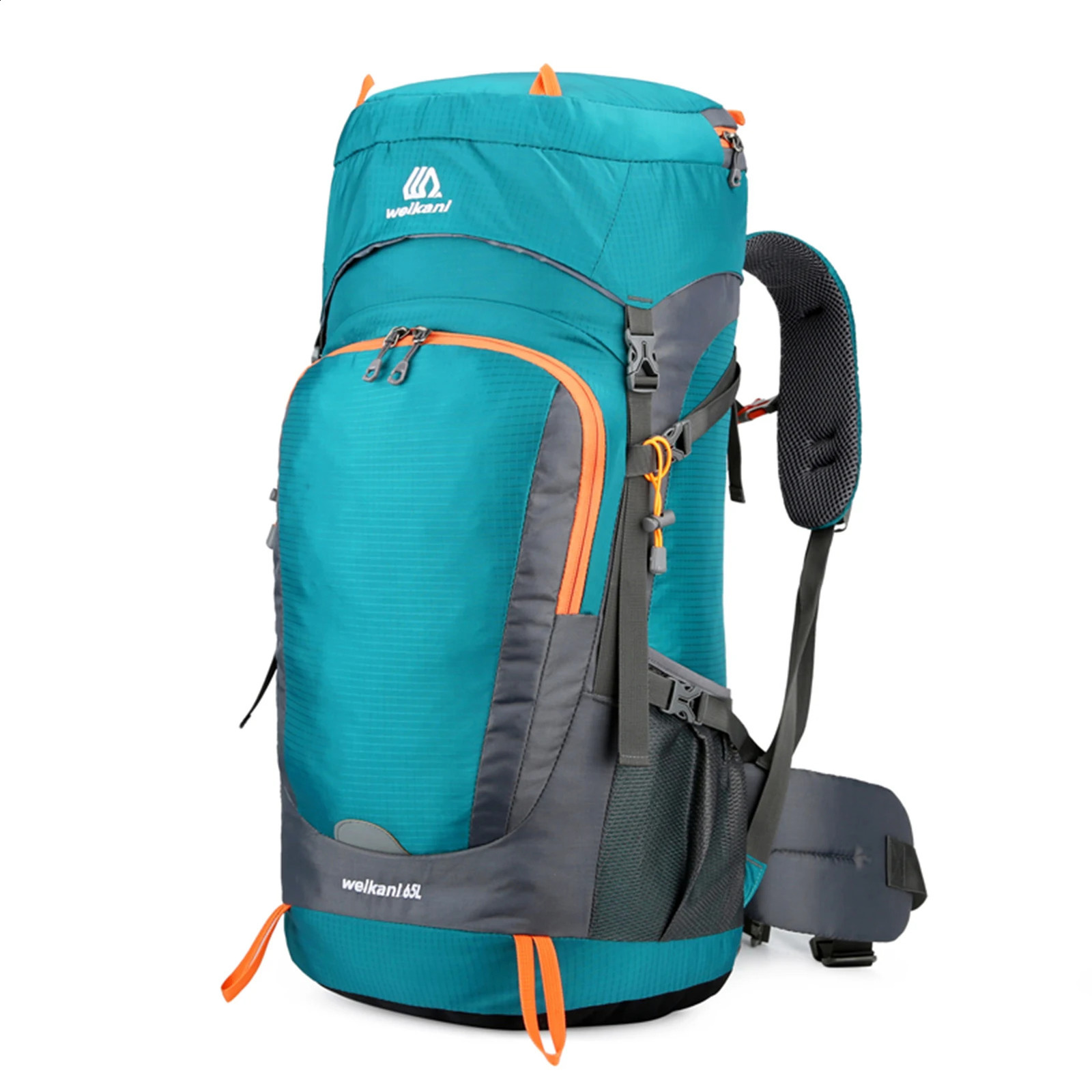 65L Backpack Waterresistant Hiking with Rain Cover Outdoor Sport Travel Daypack for Camping Climbing Mountaineering 250729