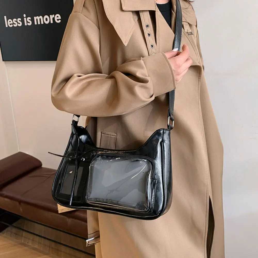 Portable Japanese Style Transparent Itabag Harajuku Pvc JK Shoulder Bag Casual Y2k Lolita Handbag Student Y250730