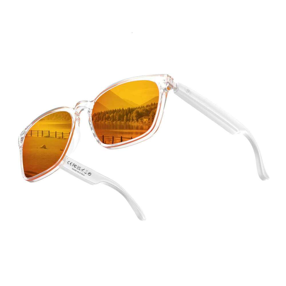 2025 New AI Glasses Multi-language Translation Voice Assistant Magnetic Charging Audio Call Smart Sunglasses