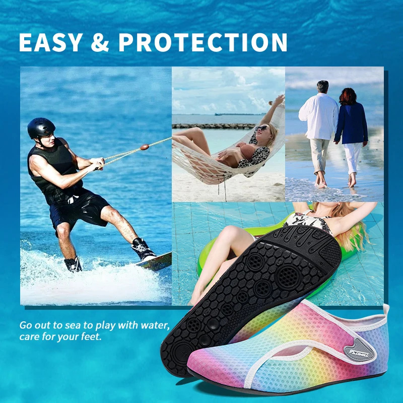 Women Beach Water Shoes Beach Sneaker Socks Man Barefoot Yoga Shoes Quick-Drying Surfing Swimming Shoes Barefoot Water Skin Sock 250725