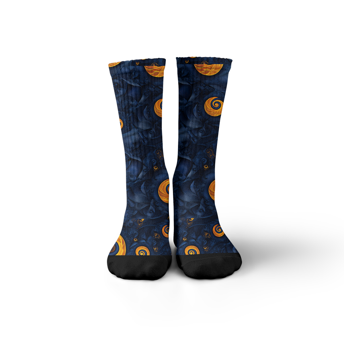 Mystic Moon Pattern Unisex Tube Sock C114