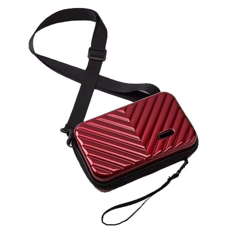 DHEssentials Trendy PC Crossbody Bag - Stylish Small Shoulder Purse for Women, Customizable Mini Square Bag in 6 Colors