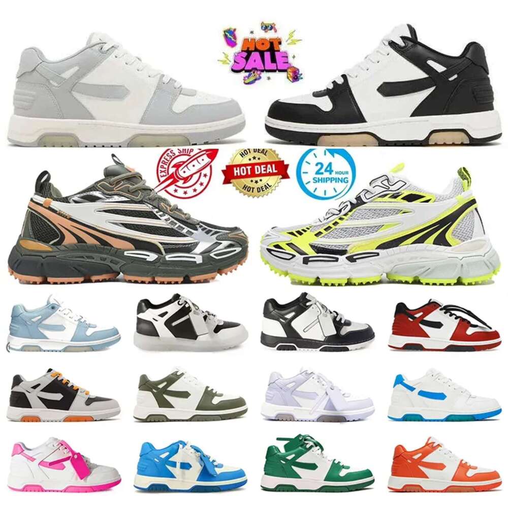 Top quality Out Of Office Sneaker Designer Casual Be Right Designer shoes Men Women Sports Mixed Color Flat Black White Vintage Distressed Trainers Shoes