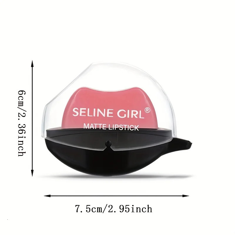 12 Colors Lip-Shaped Lipstick - Velvet Matte Finish Waterproof Smudge Proof Lipstick - Perfect Valentines Day Gift for Her 250730